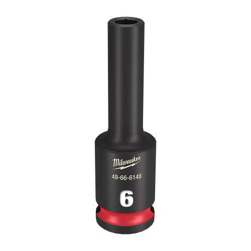 3/8\" DRIVE 6MM DEEP 6 POINT SHOCKWAVE IMPACT SOCKET