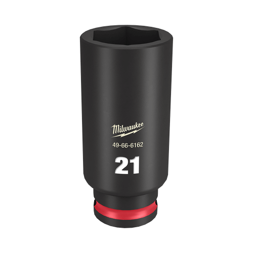 3/8\" DRIVE 21MM DEEP 6 POINT SHOCKWAVE IMPACT SOCKET