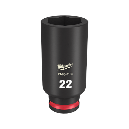 3/8\" DRIVE 22MM DEEP 6 POINT SHOCKWAVE IMPACT SOCKET