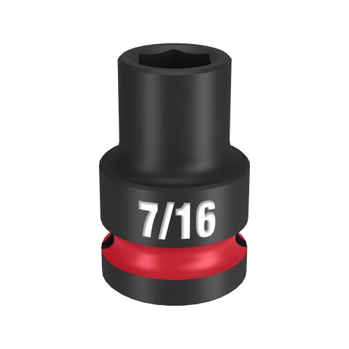 1/2\" DRIVE 7/16\" STD 6 POINT SHOCKWAVE IMPACT SOCKET
