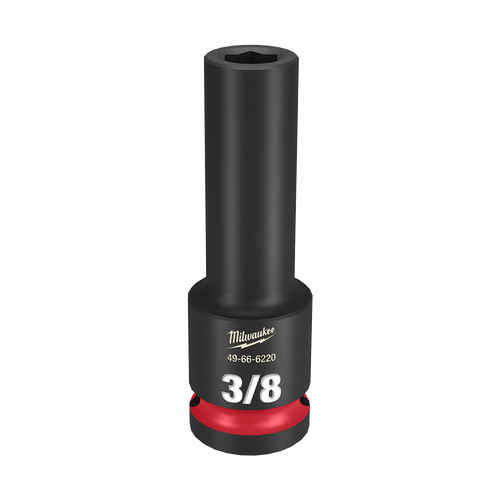 1/2\" DRIVE 3/8\" DEEP 6 POINT SHOCKWAVE IMPACT SOCKET