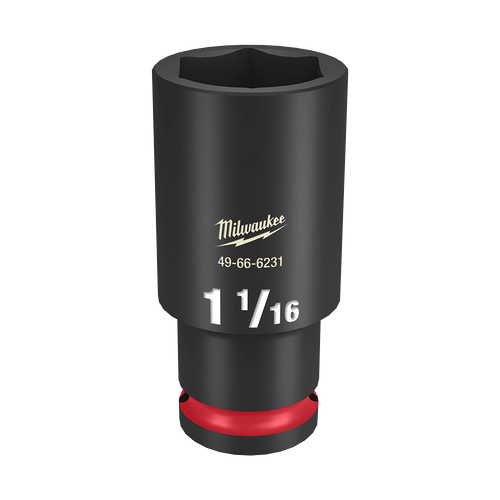 1/2\" DRIVE 1-1/16\" DEEP 6 POINT SHOCKWAVE IMPACT SOCKET