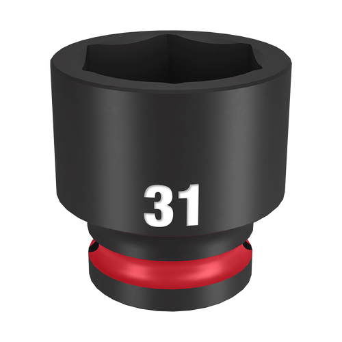 1/2\" DRIVE 31MM STD 6 POINT SHOCKWAVE IMPACT SOCKET