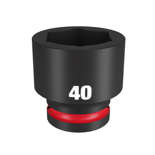 3/4\" DRIVE 40MM STD 6 POINT SHOCKWAVE IMPACT SOCKET