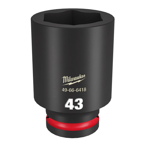 3/4\" DRIVE 43MM DEEP 6 POINT SHOCKWAVE IMPACT SOCKET