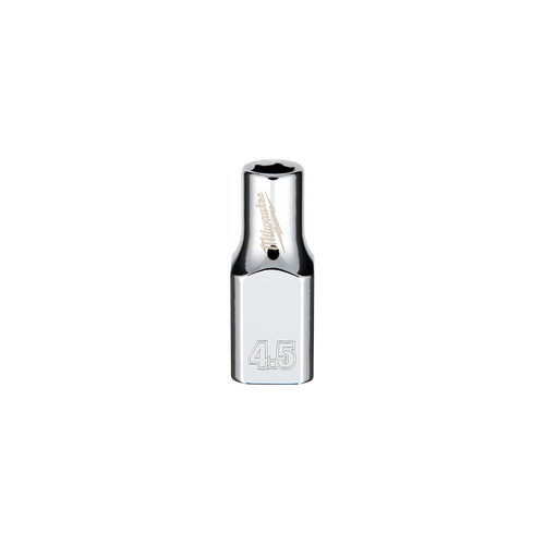 1/4 DRIVE SOCKET,METRIC STANDARD 4.5MM