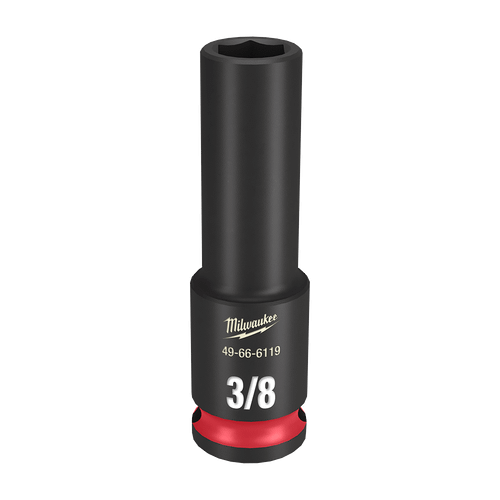 3/8\" DRIVE 3/8\" DEEP 6 POINT SHOCKWAVE IMPACT SOCKET