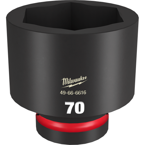 1\" DRIVE 70MM STD 6 POINT SHOCKWAVE IMPACT SOCKET
