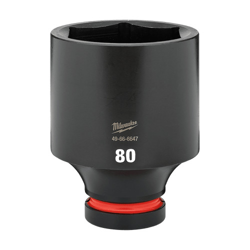 1\" DRIVE 80MM DEEP 6 POINT SHOCKWAVE IMPACT SOCKET - ANZ