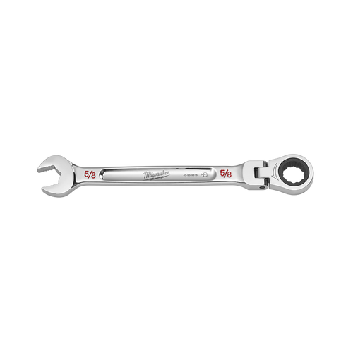 5/8 SAE FLEX-HEAD RATCHETING COMBO WRENCH
