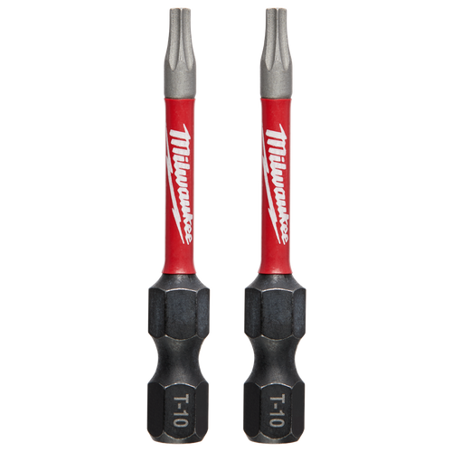 (O) 2PK T10 X 50MM (2\") TORX SHOCKWAVE POWER BIT