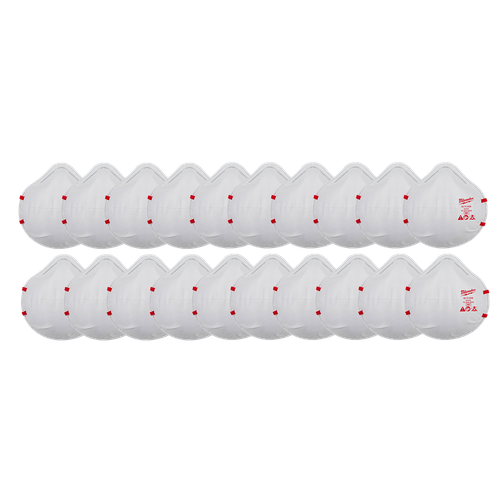  20PK N95 DISPOSABLE RESPIRATORS