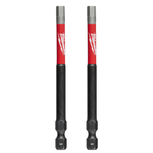 (O) 2PK 5MM HEX X 89MM (3-1/2\") SHOCKWAVE POWER BIT