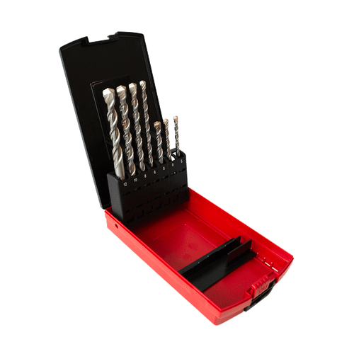 7PCE SDS PLUS M2 2-CUT DRILL BITS