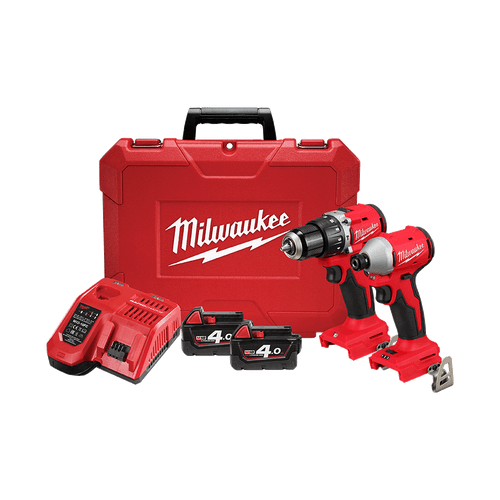 18V 2PCE POWER PACK 2D3 - 2X4.0AH BATT & CHRG