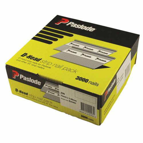 75X3.06MM ZP PASLODE FRAMING NAILS X 3000