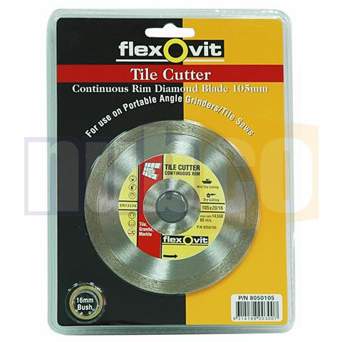 105X1.7X5.0X20/16 CONT.RIM DIAMOND TILE BLADE