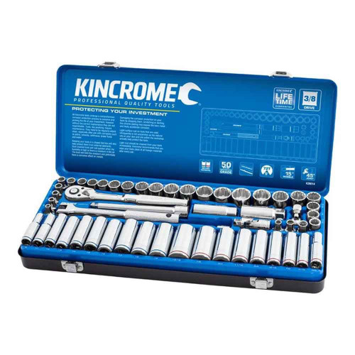 57PCE 3/8\" DR MET/IMP SOCKET SET