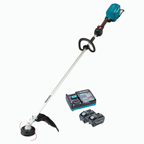 40V MAX BRUSHLESS LINE TRIMMER KIT - 2X5.0AH BATT & CHARGER