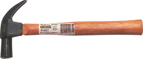 16OZ (450GM) CLAW HAMMER WOODEN HANDLE
