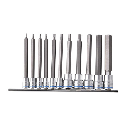 11PCE LONG METRIC HEX SOCKET SET