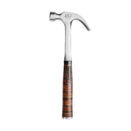 20OZ LEATHER HANDLE CLAW HAMMER