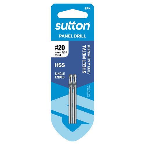 #20 - 2PK SINGLE END PANEL DRILL