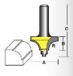 7.9MM BEADING 1/4SHK ROUTER BIT