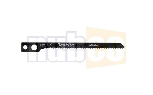 NO17 63MM 14TPI SCROLL CUTTING JIGSAW BLADES 5PK