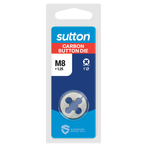 3MMX0.5MM 1\"OD METRIC COARSE CHROME BUTTON DIE
