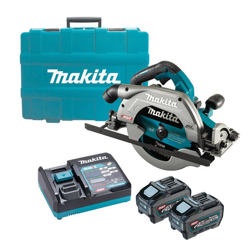40V MAX B/LESS 235MM CIRCULAR SAW KIT 2X5.0AH BATT,CHAR