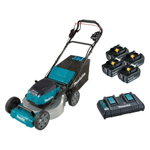 36V (18VX2) B/LESS 534MM SELF-PROP LAWN MOWER 4X 5.0AH KIT