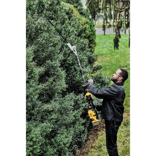 54V FLEXVOLT SPLIT BOOM 550MM DUAL BLADE POLE HEDGE ATT