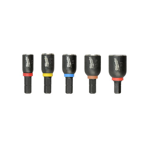 5PCE SHOCKWAVE MAGNETIC INSERT NUT DRIVER SET