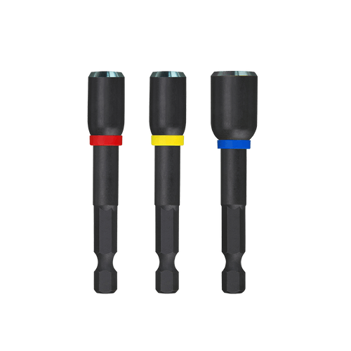 65MM 3PCE MAGNETIC NUT DRIVER SHOCKWAVE