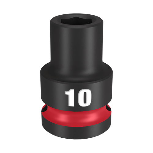 1/2\" DRIVE 10MM STD 6 POINT SHOCKWAVE IMPACT SOCKET