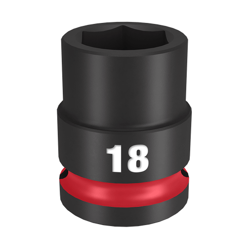 1/2\" DRIVE 18MM STD 6 POINT SHOCKWAVE IMPACT SOCKET