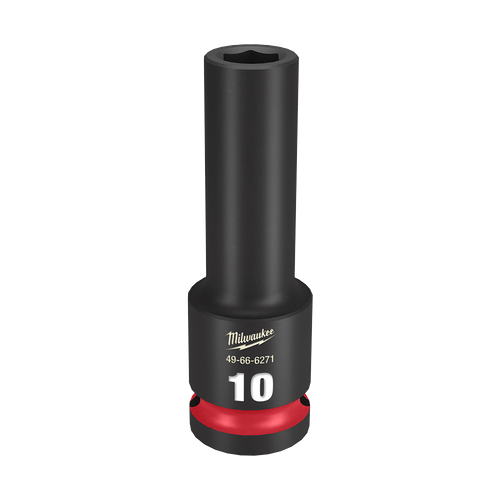 1/2\" DRIVE 10MM DEEP 6 POINT SHOCKWAVE IMPACT SOCKET