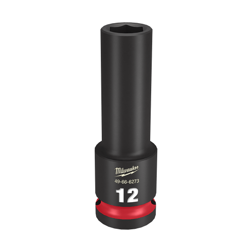 1/2\" DRIVE 12MM DEEP 6 POINT SHOCKWAVE IMPACT SOCKET