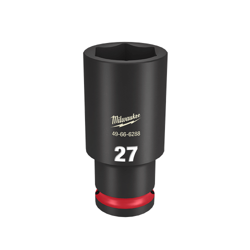 1/2\" DRIVE 27MM DEEP 6 POINT SHOCKWAVE IMPACT SOCKET