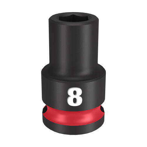 3/8\" DRIVE 8MM STD 6 POINT SHOCKWAVE IMPACT SOCKET