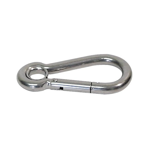 8MM S/S SNAP HOOKS WITH FERRULE EYE