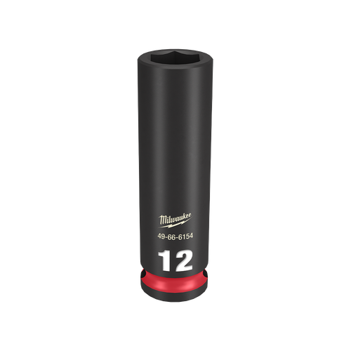 3/8\" DRIVE 12MM DEEP 6 POINT SHOCKWAVE IMPACT SOCKET