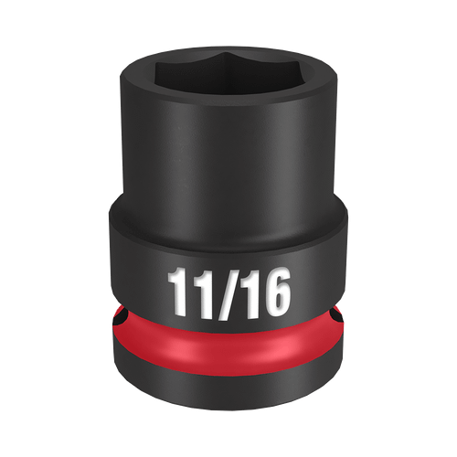 1/2\" DRIVE 11/16\" STD 6 POINT SHOCKWAVE IMPACT SOCKET