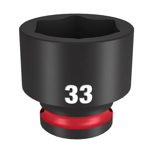 1/2\" DRIVE 33MM STD 6 POINT SHOCKWAVE IMPACT SOCKET
