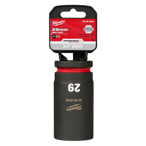 3/4\" DRIVE 29MM DEEP 6 POINT SHOCKWAVE IMPACT SOCKET