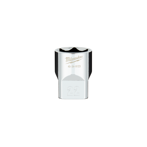 22MM X 1/2\" DR METRIC STANDARD SOCKET