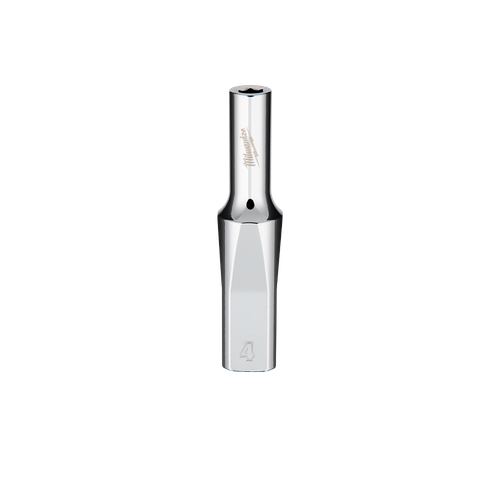 1/4 DRIVE SOCKET,METRIC DEEP 4MM