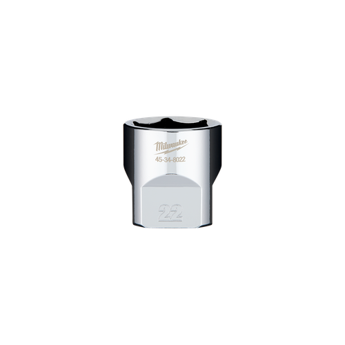 3/8 DRIVE SOCKET,METRIC STANDARD 22MM