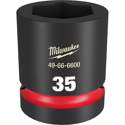1\" DRIVE 35MM STD 6 POINT SHOCKWAVE IMPACT SOCKET